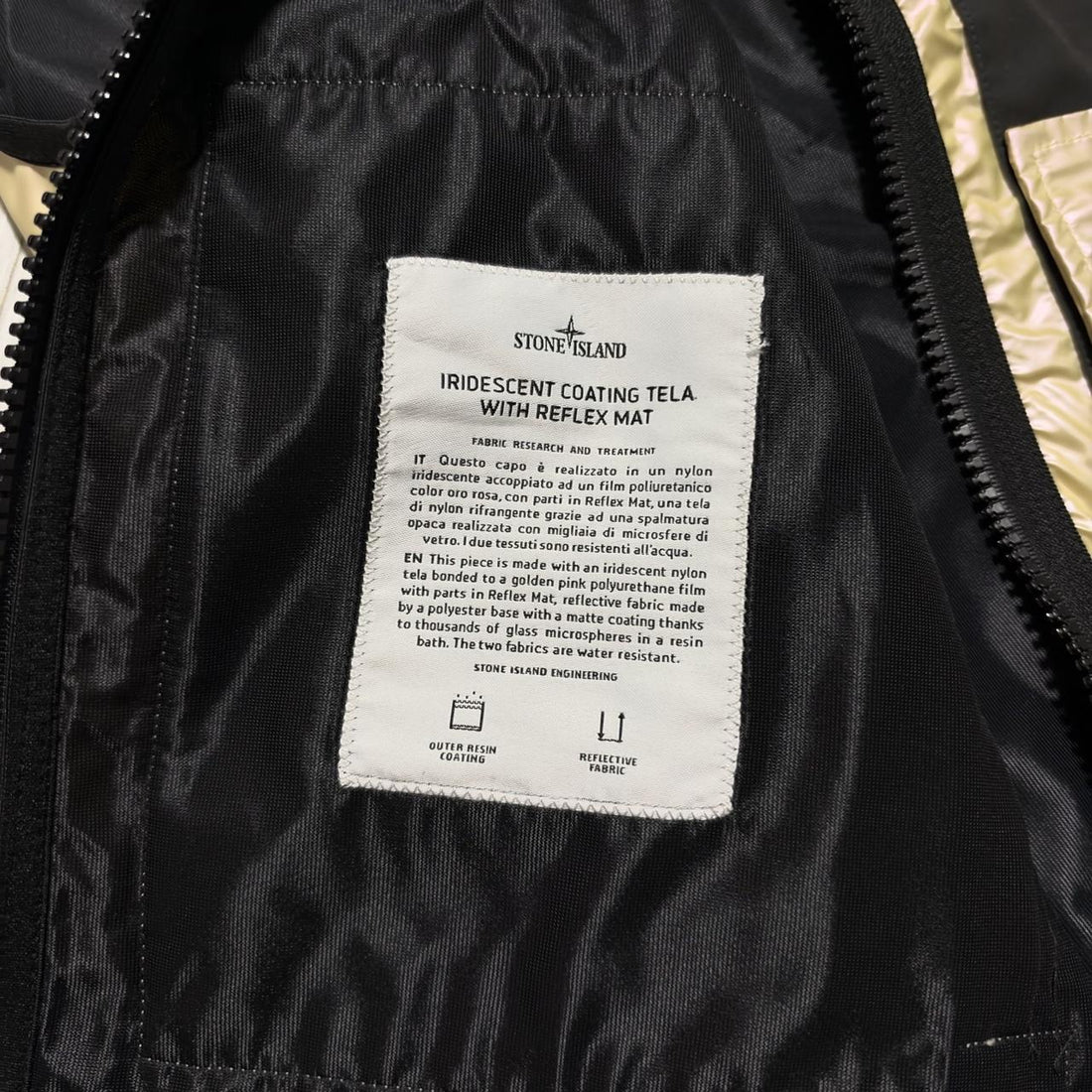 Stone Island Iridescent Reflective Mat Vest