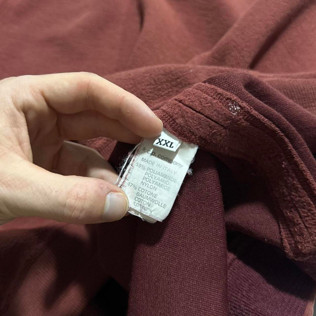 Stone Island Deep Red Pullover Fleece