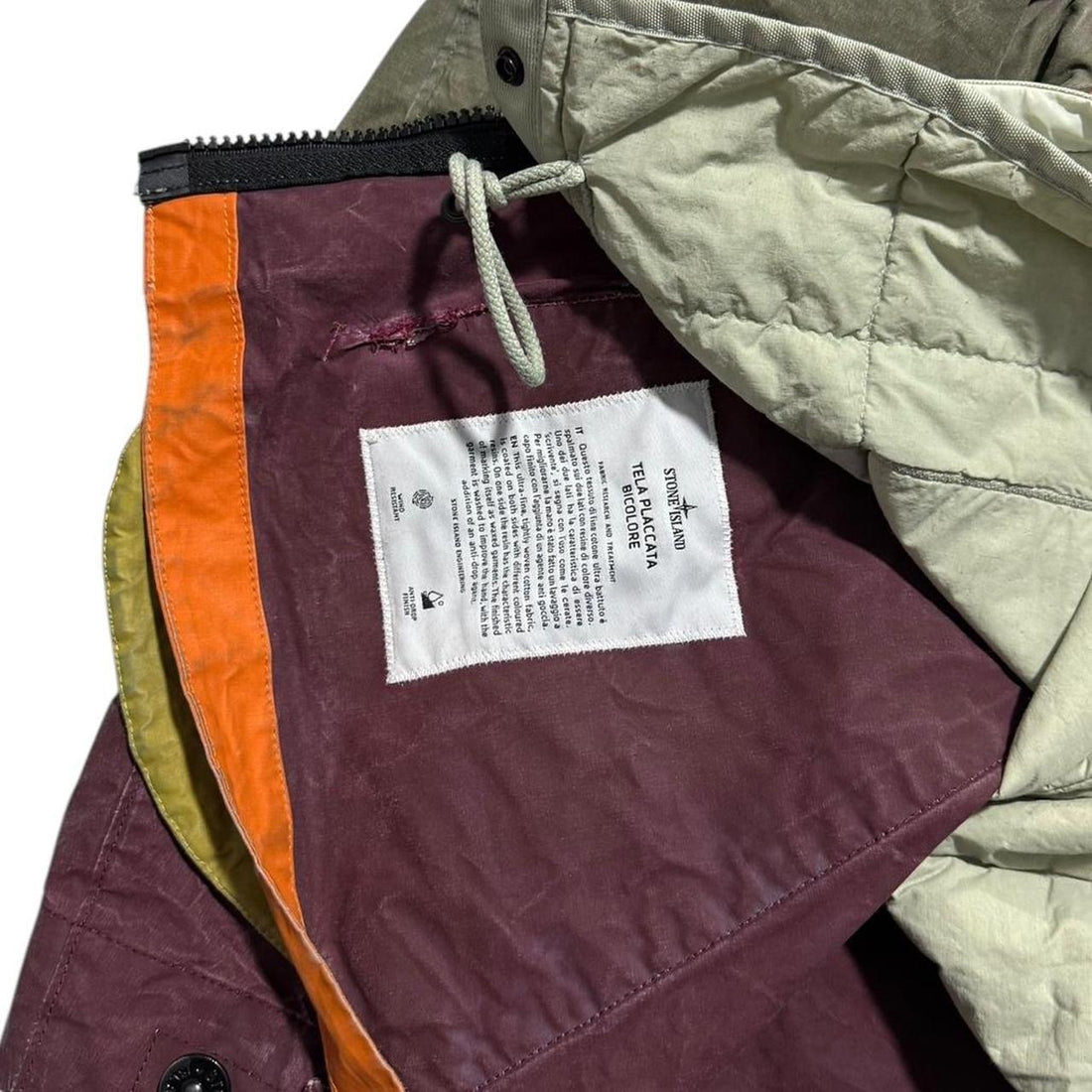 Stone Island Tela Placcata Bicolore Jacket