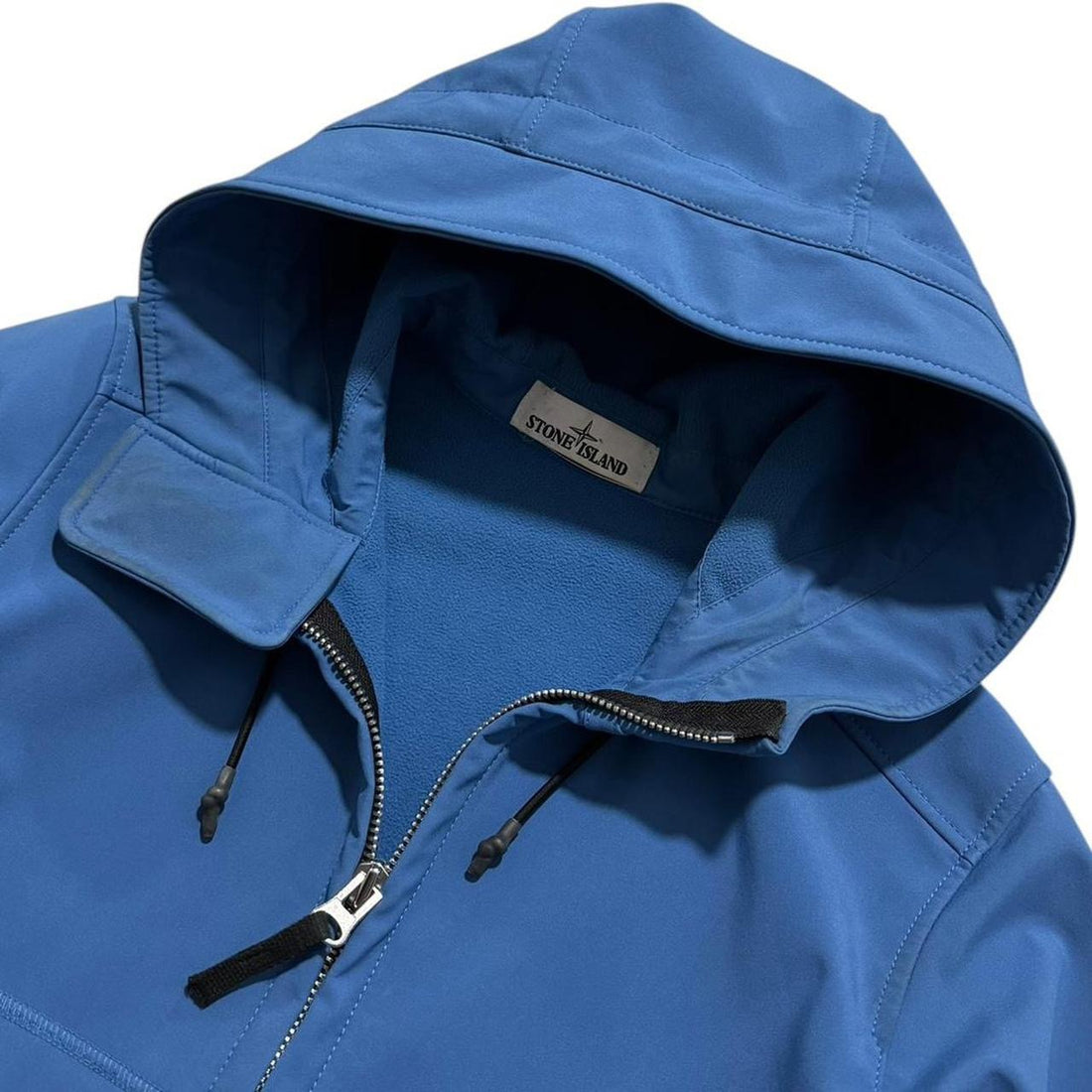 Stone Island Blue Soft Shell-R Jacket