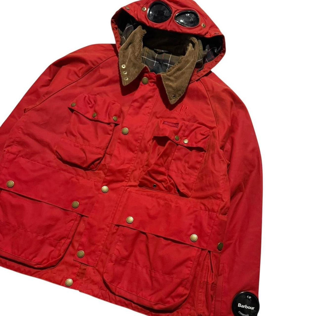 CP Company Barbour 2023 Creel Wax Goggle Jacket
