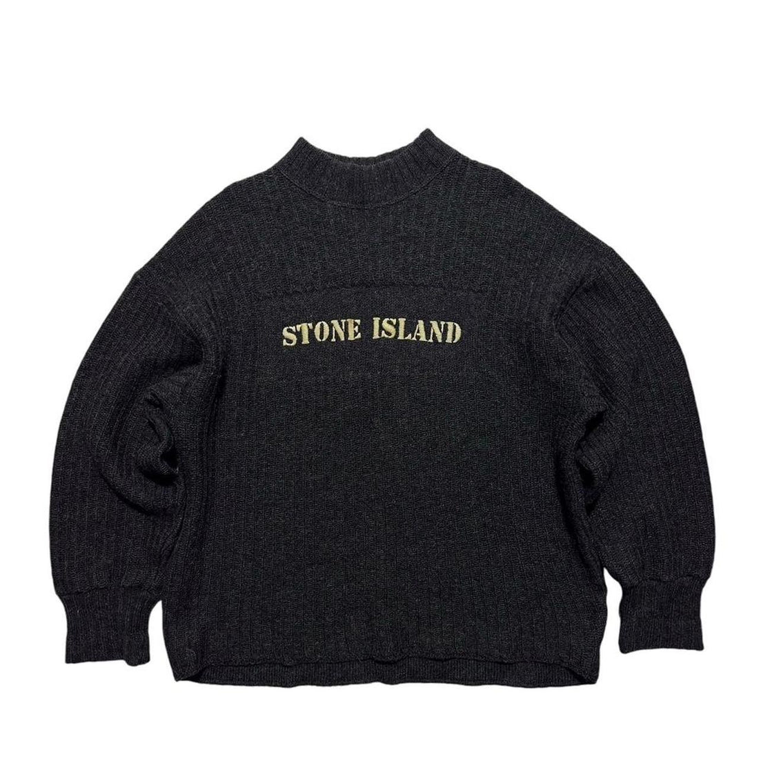 Stone Island 80's Heavy Knit Spellout Pullover