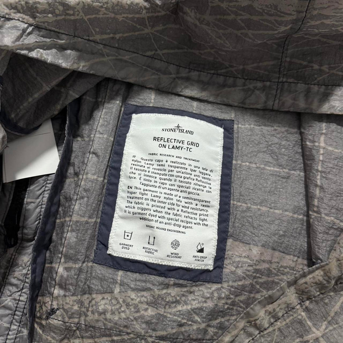 Stone Island Reflective Grid Lamy-TC Jacket