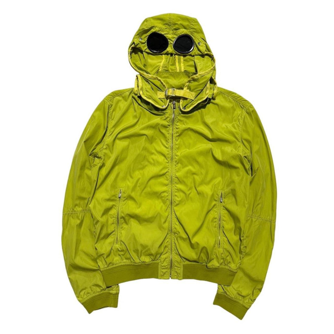 CP Company Lime Nylon Goggle Jacket