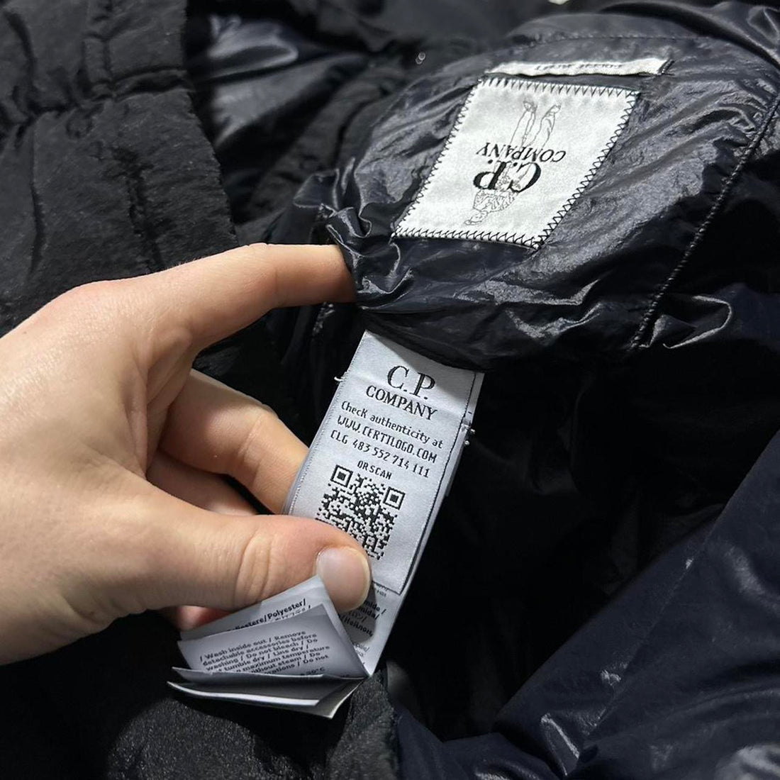 CP Company M.T.t.N Black Down Goggle Jacket