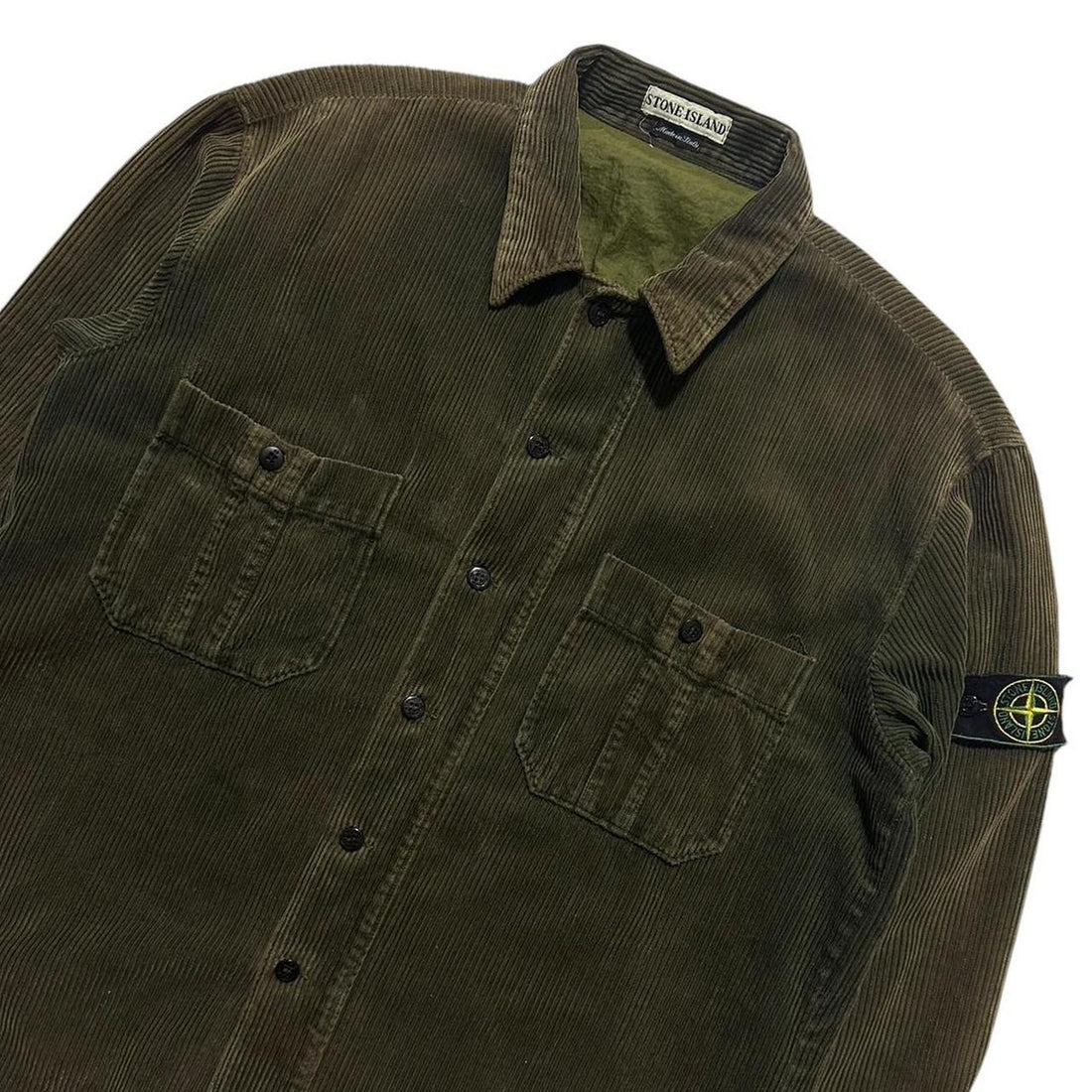 Stone Island A/W 1995 Nylon Heavy Corduroy Shirt