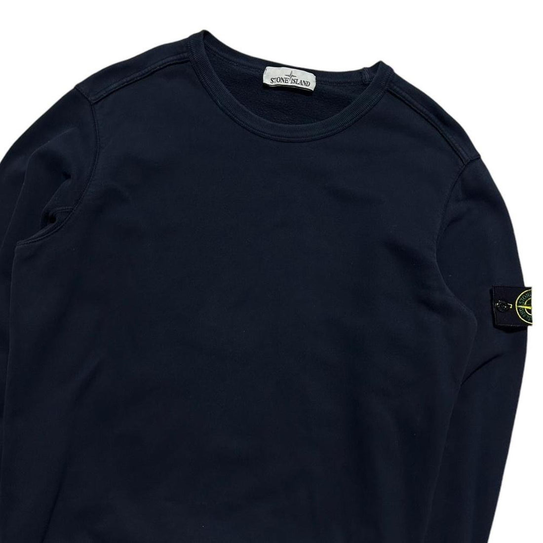 Stone Island Navy Pullover Crewneck