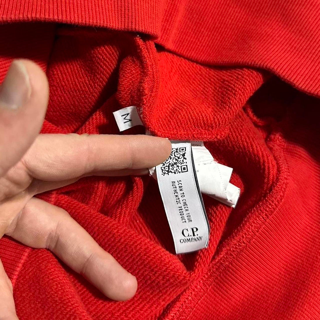 CP Company Red Pullover Hoodie