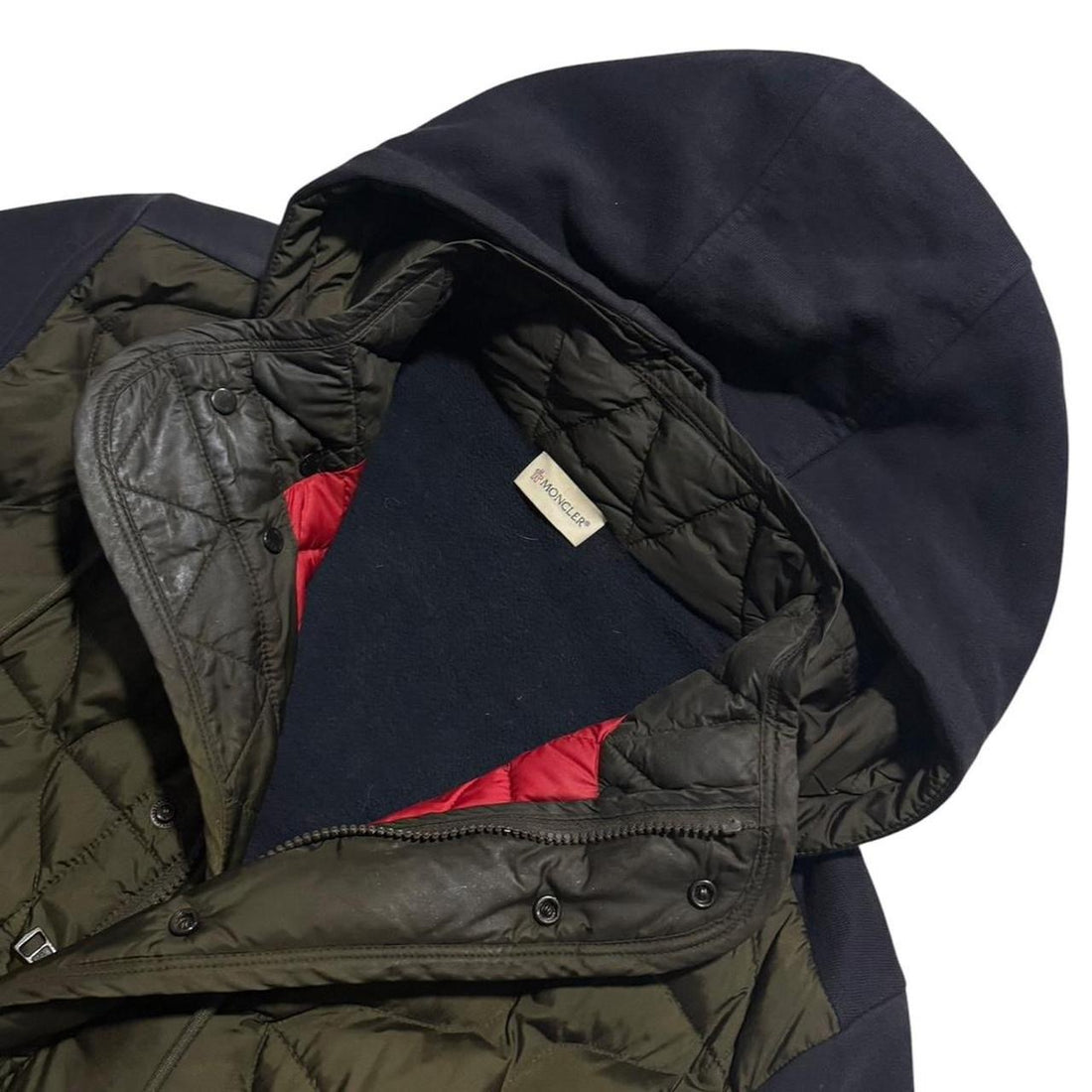 Moncler Down Cotton Hood Jacket
