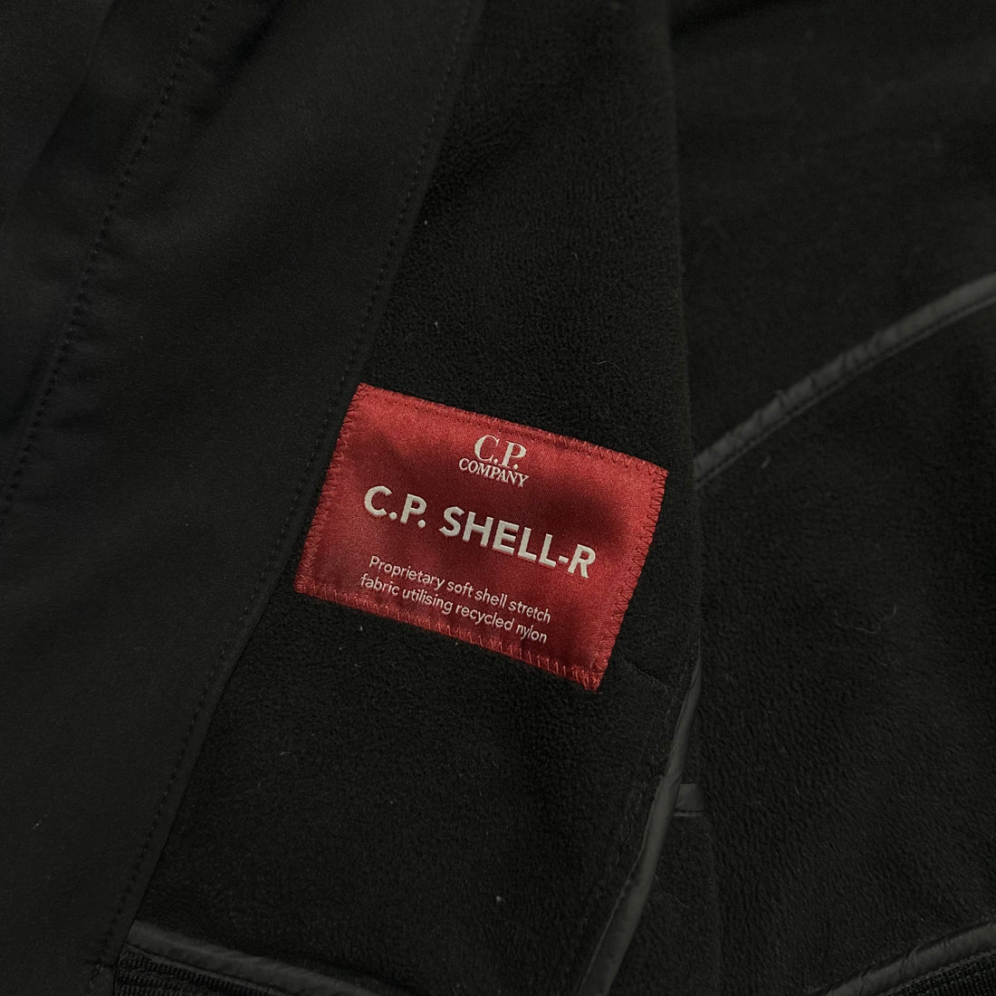 CP Company Black Soft Shell Jacket
