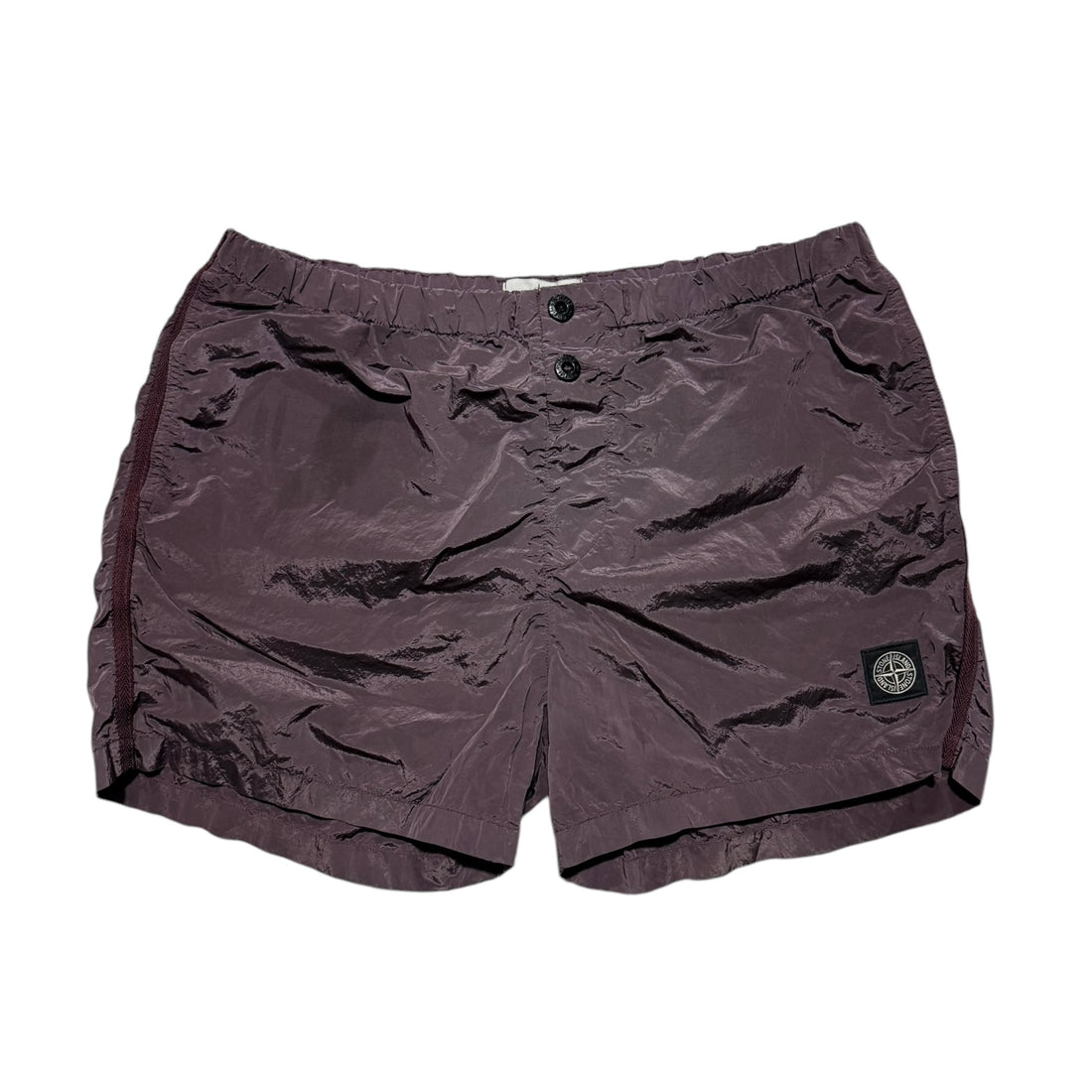 Stone Island Purple Nylon Swim Shorts