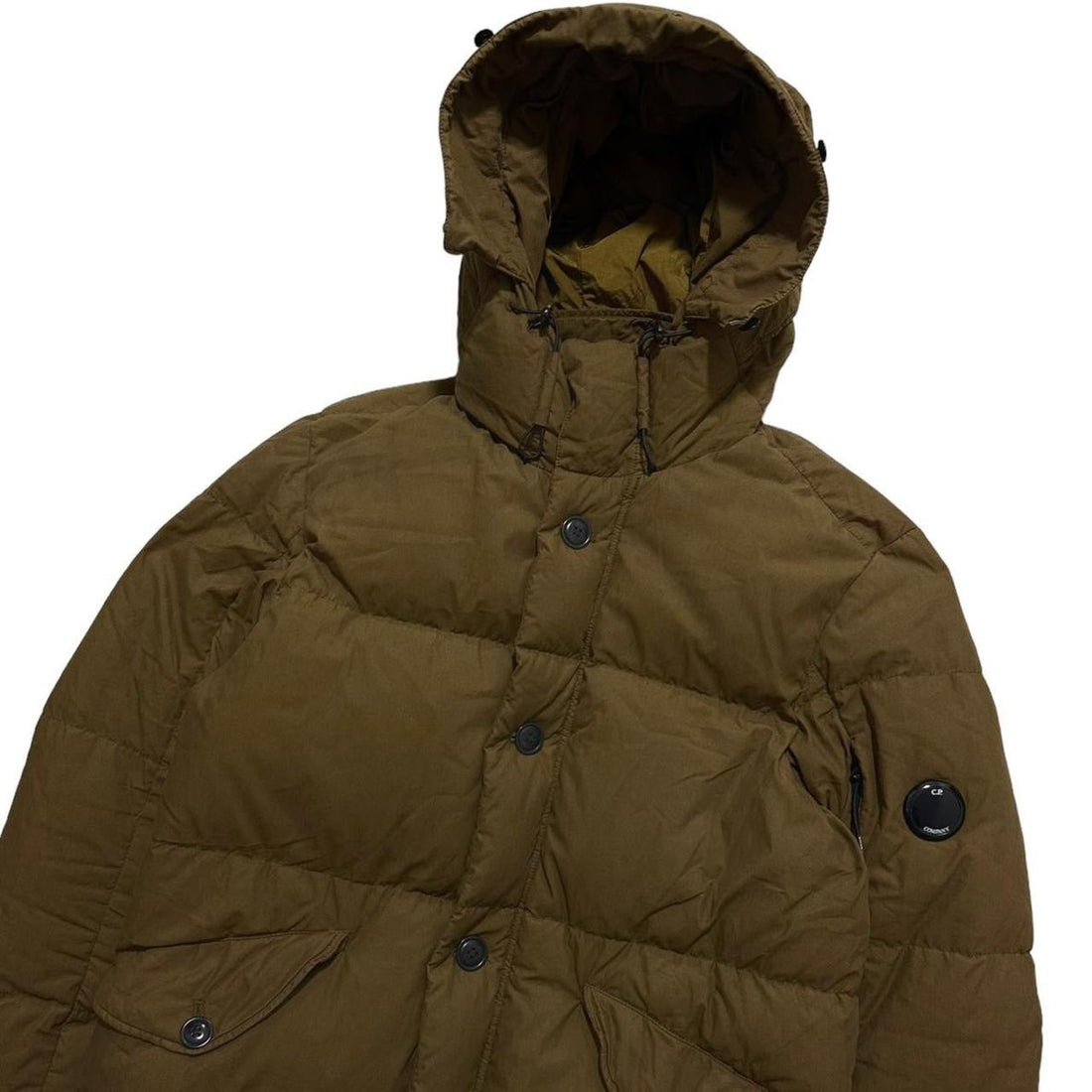 CP Company 50 Fili Brown Down Jacket