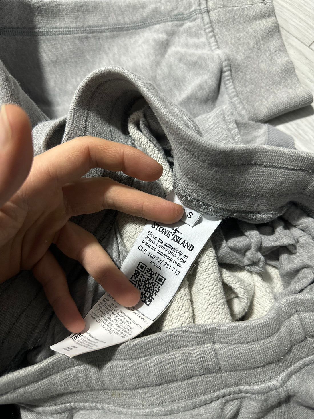 Stone Island Grey Sweatpants