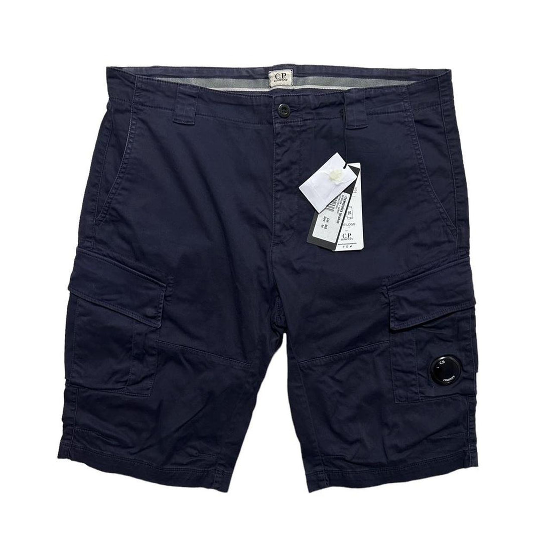 CP Company Blue Canvas Shorts