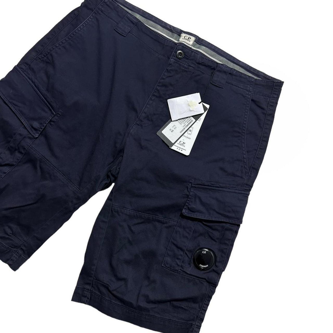 CP Company Blue Canvas Shorts