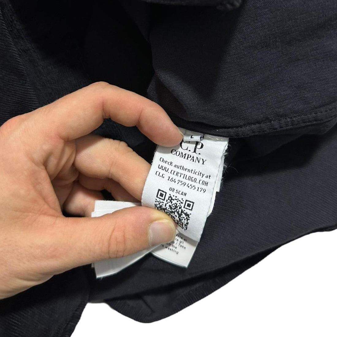 CP Company Black Thin Corduroy Shirt