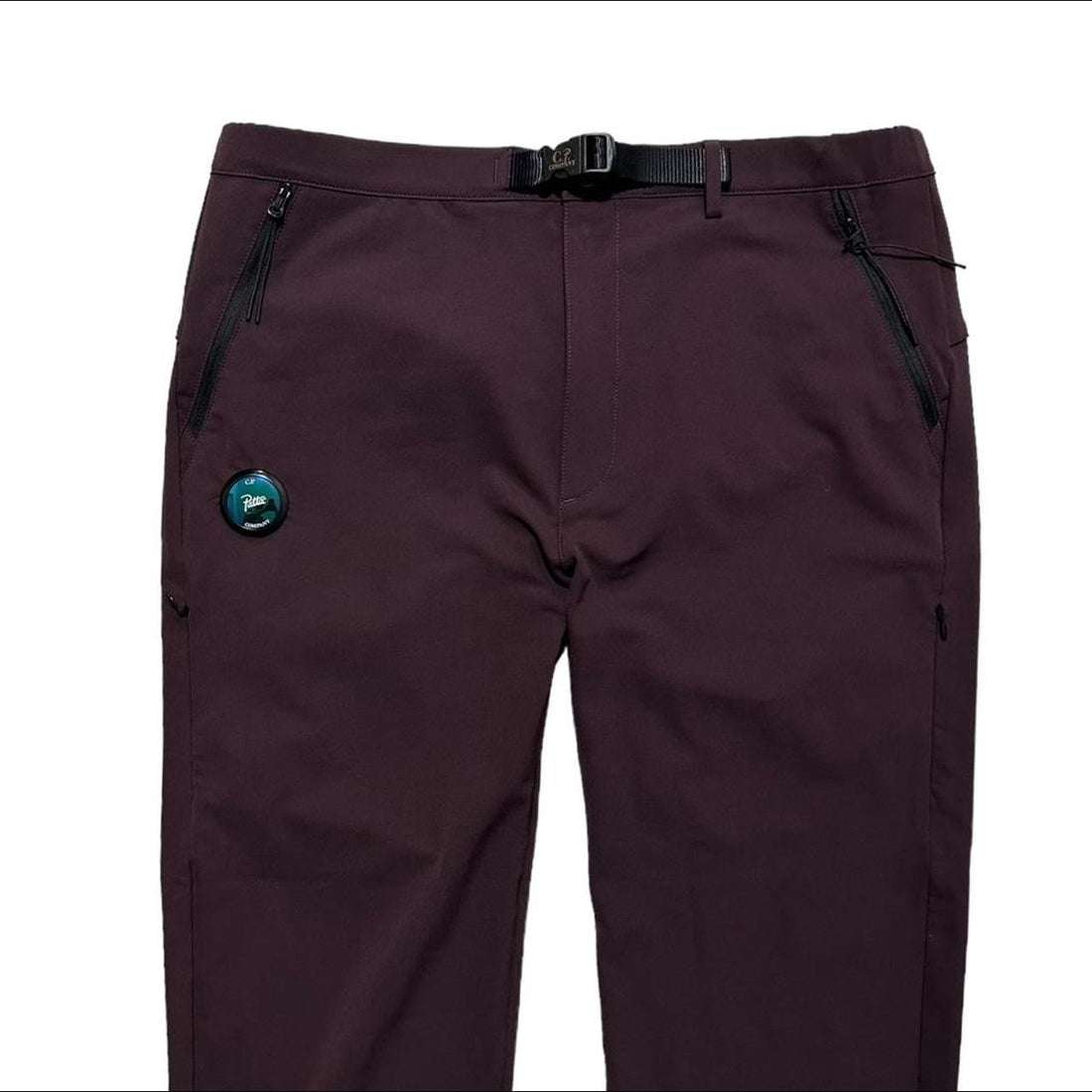 CP Company Patta Burgundy Shell Bottoms