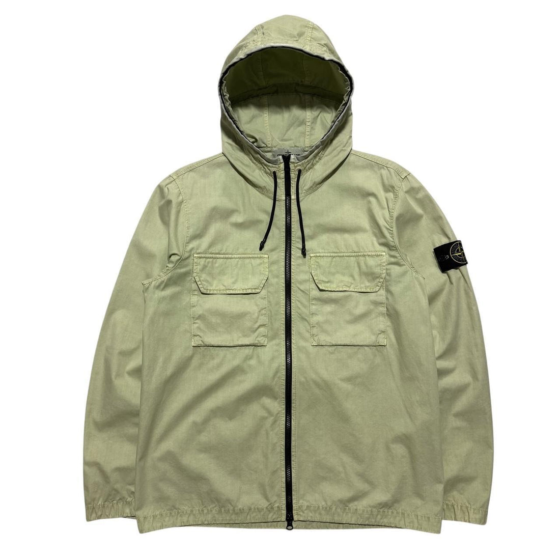 Stone Island Zip Up Canvas Jacket