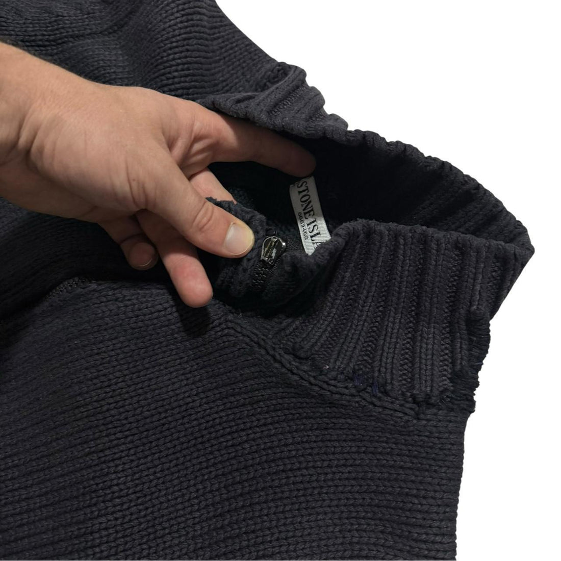 Stone Island A/W 2006 Heavy Knit Zip Up