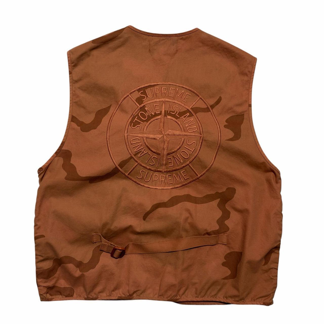 Stone Island Supreme Bushed Cotton Camo Vest