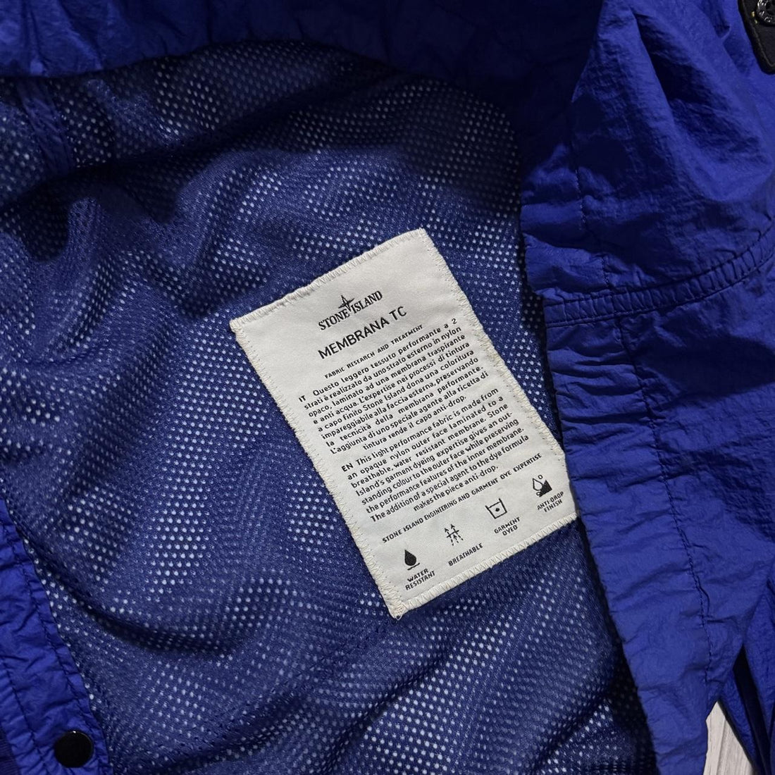 Stone Island Membrana-TC Fishtail Parka