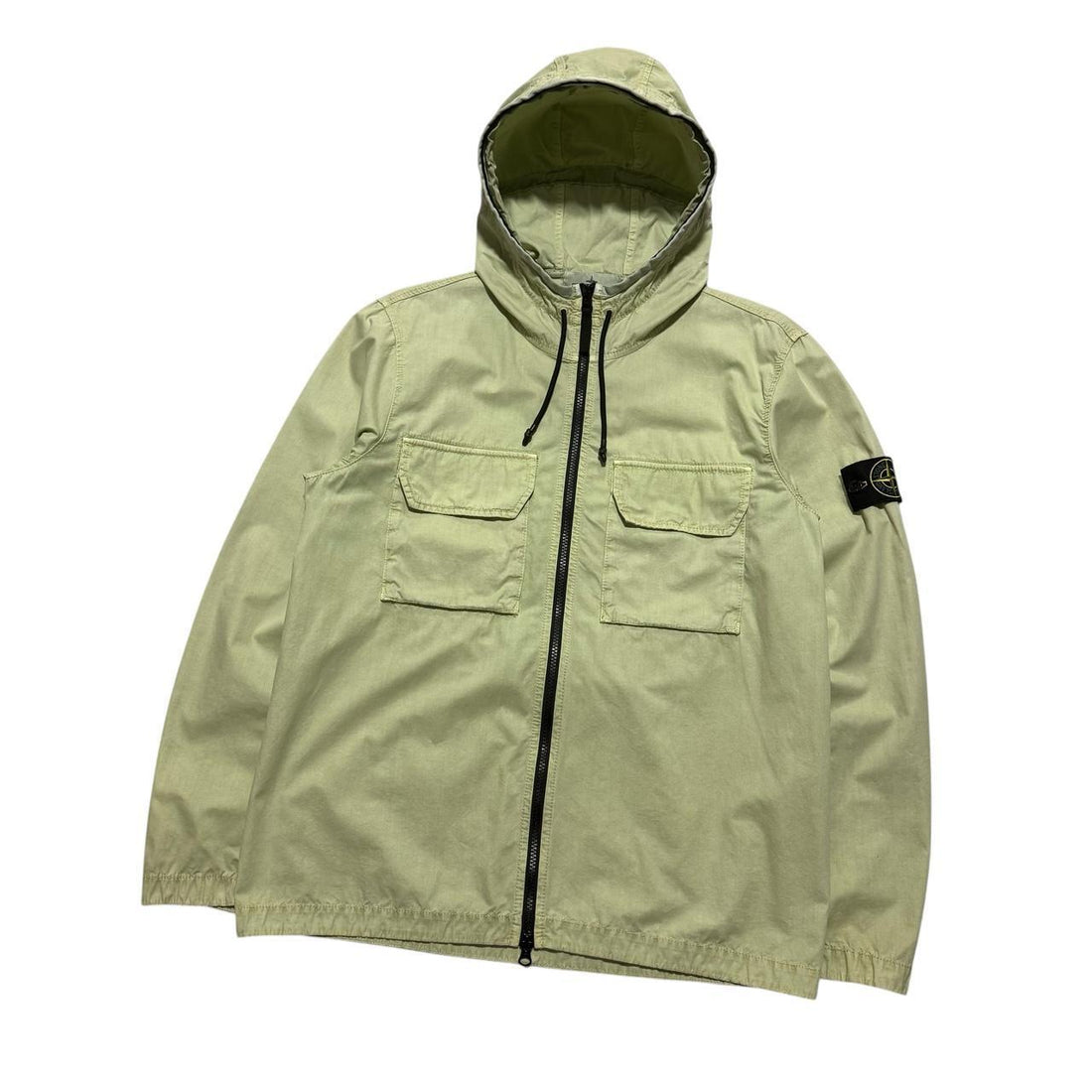 Stone Island Zip Up Canvas Jacket