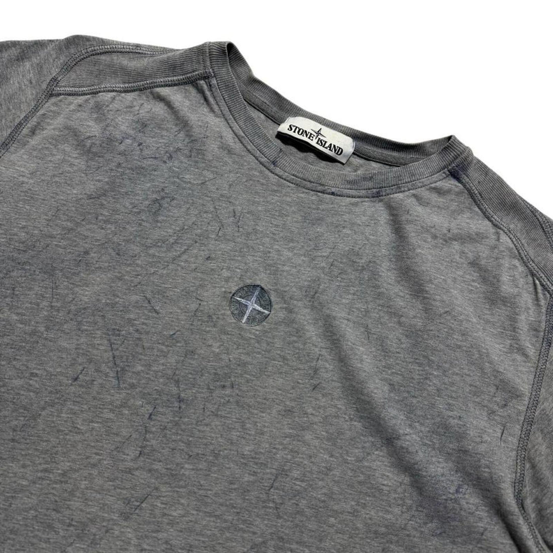 Stone Island Blue Dust Treatment T-Shirt