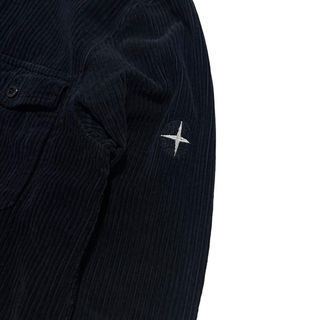 Stone Island Navy Heavy Corduroy Shirt