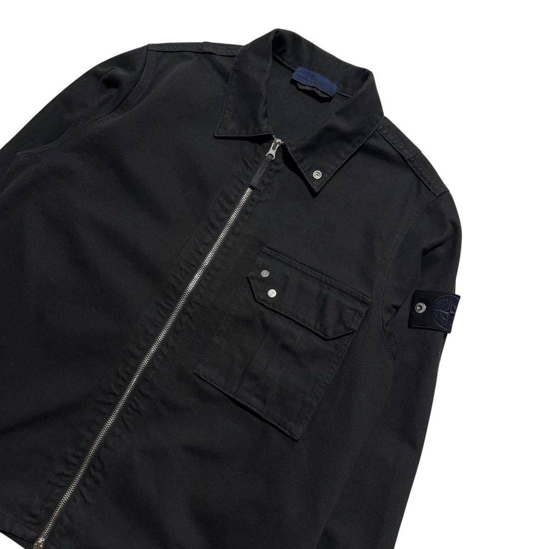 Stone Island Denim Research Overshirt