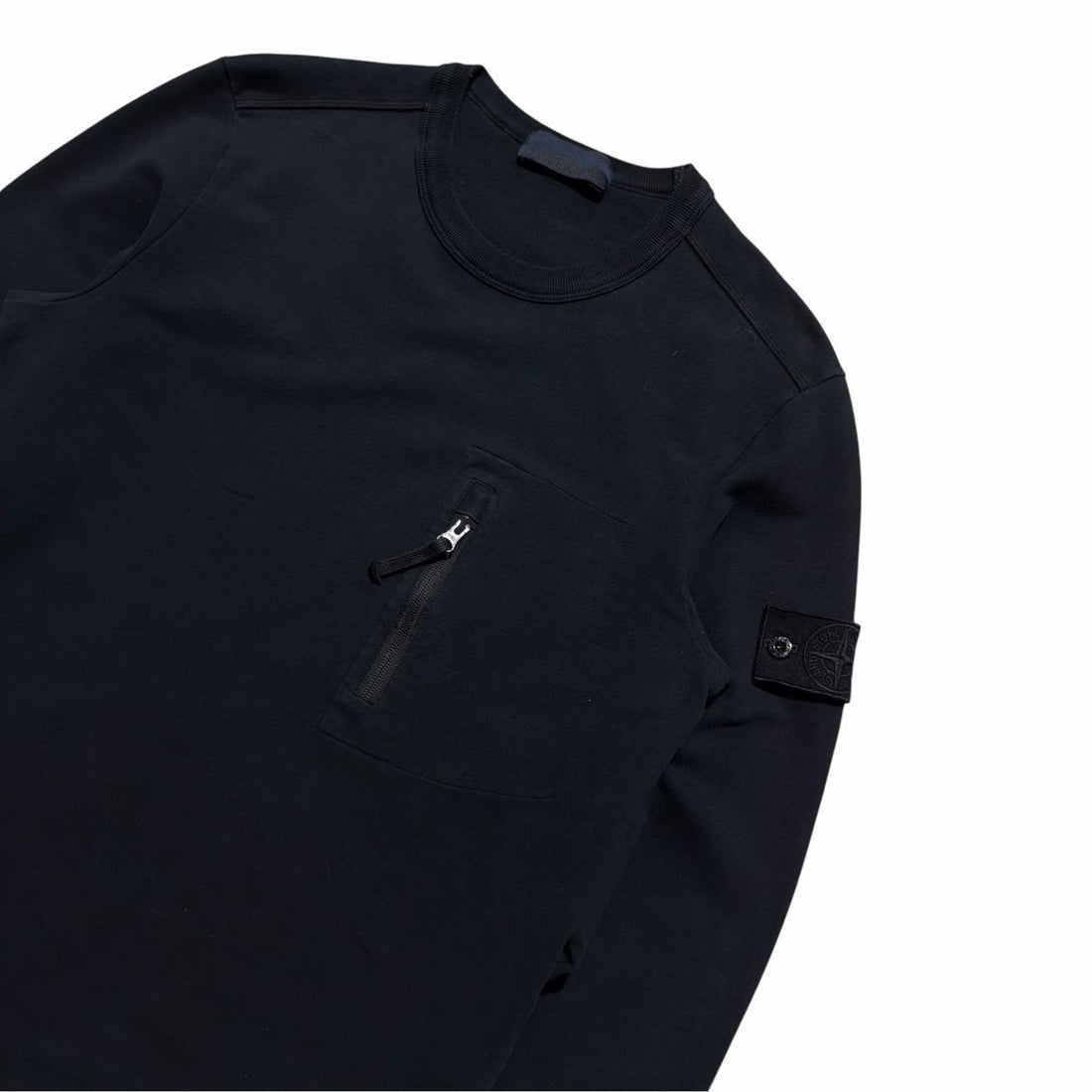 Stone Island Navy Ghost Pullover Crewneck