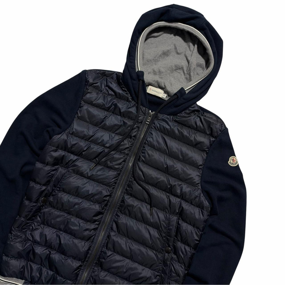 Moncler Down Cotton Blend Jacket