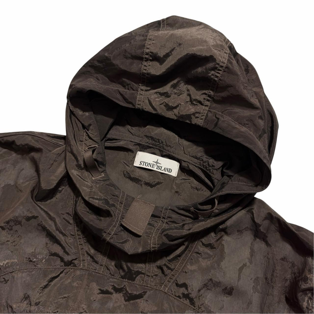 Stone Island Nylon Pullover Camo Jacket