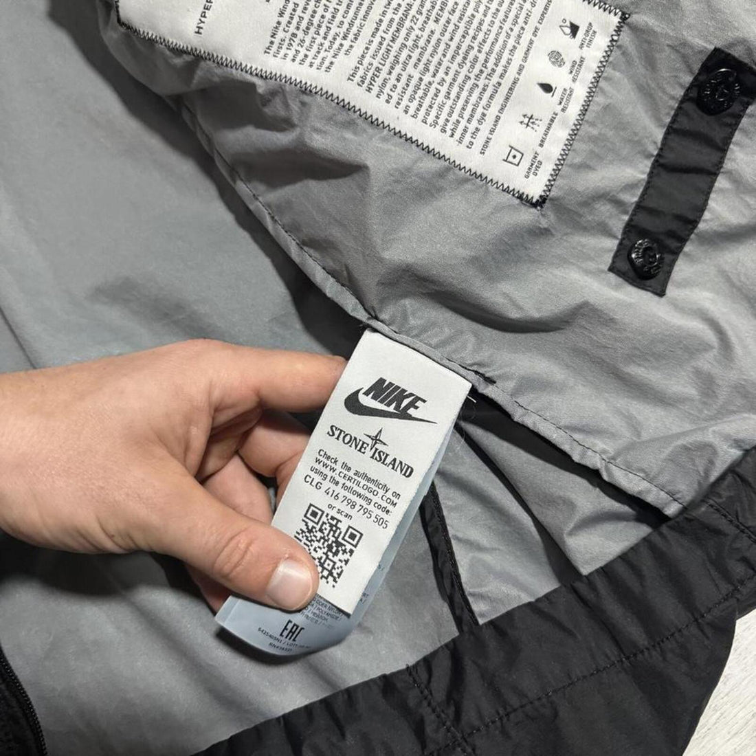 Stone Island Hyper Light Membrana Packable Jacket