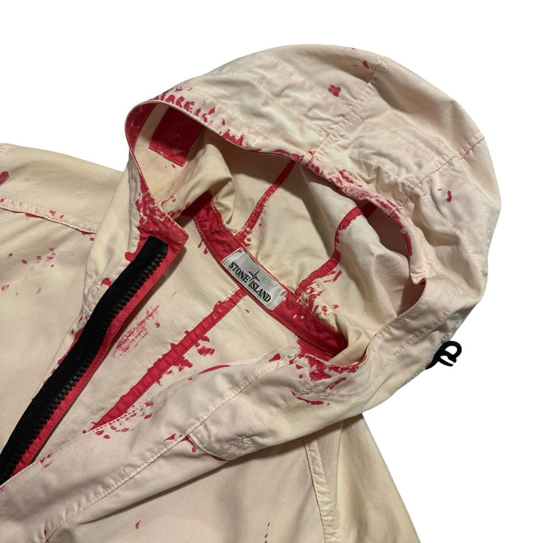 Stone Island Hand corrosion On Raso Field Jacket