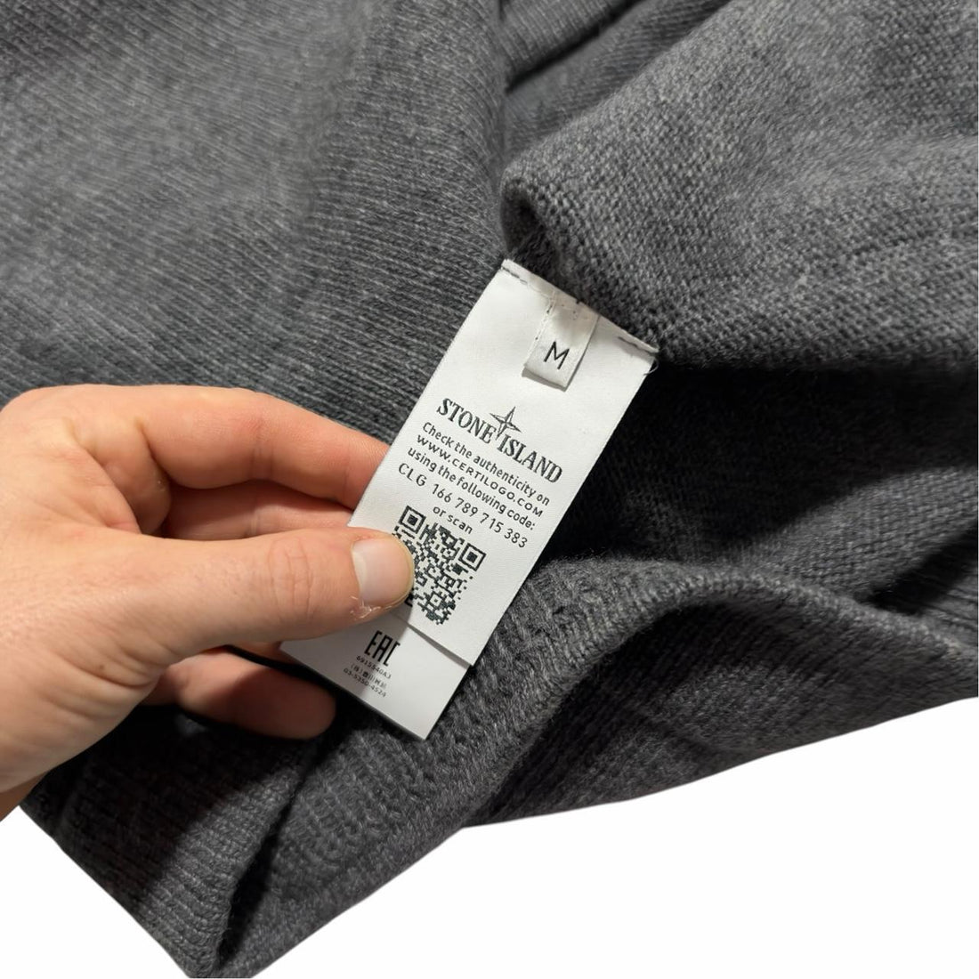 Stone Island Wool Pullover Knit Jumper