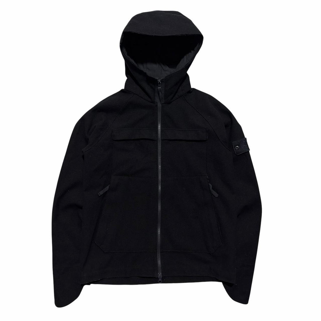 Stone Island Navy Ghost SW 3L Wool Jacket