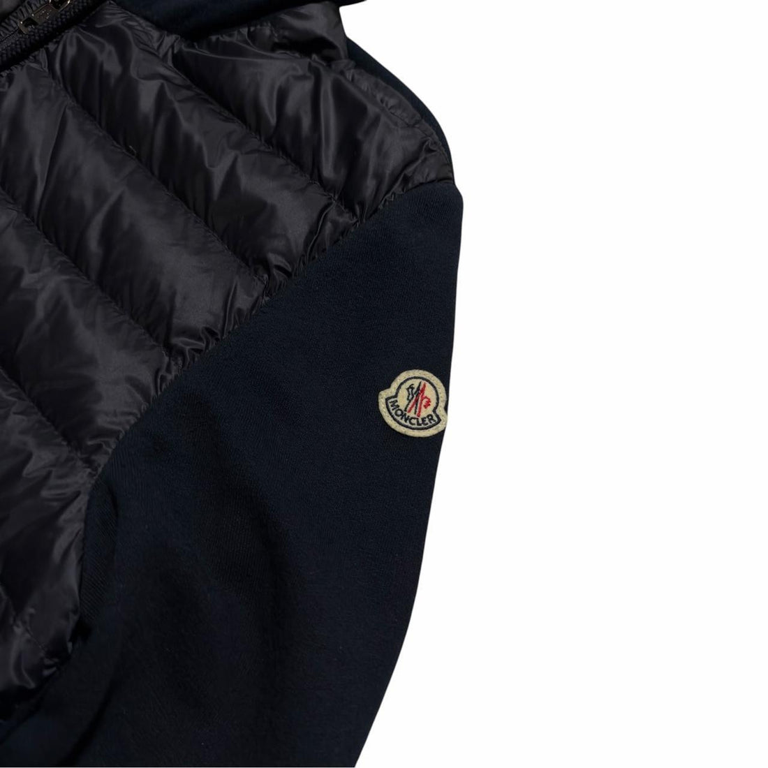 Moncler Down Cotton Blend Jacket