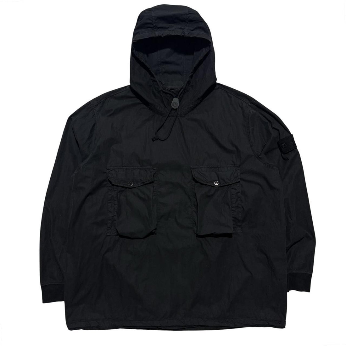 Stone Island Black Pullover Ghost Smock