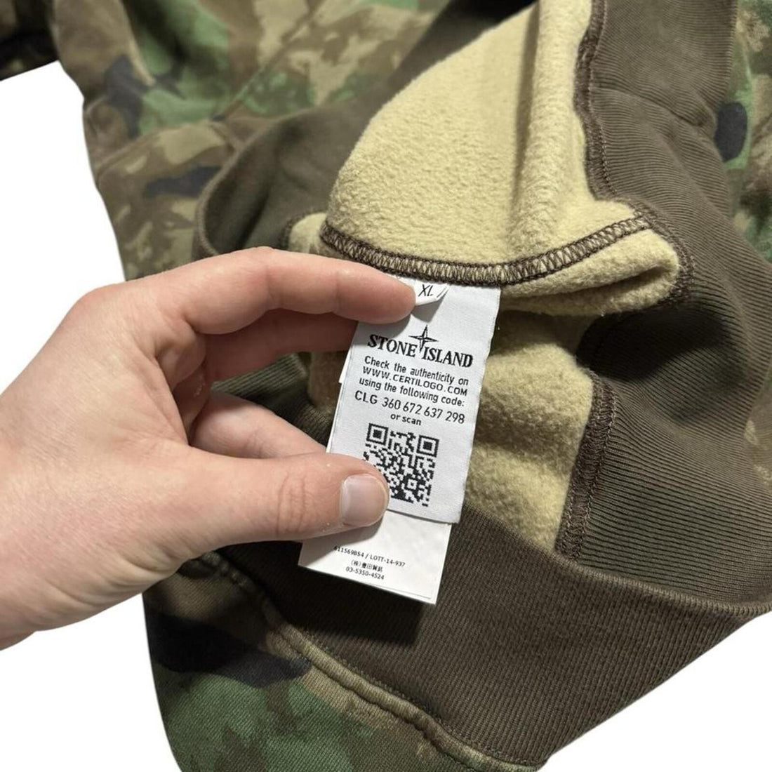Stone Island 2014 Supreme Camo Hoodie