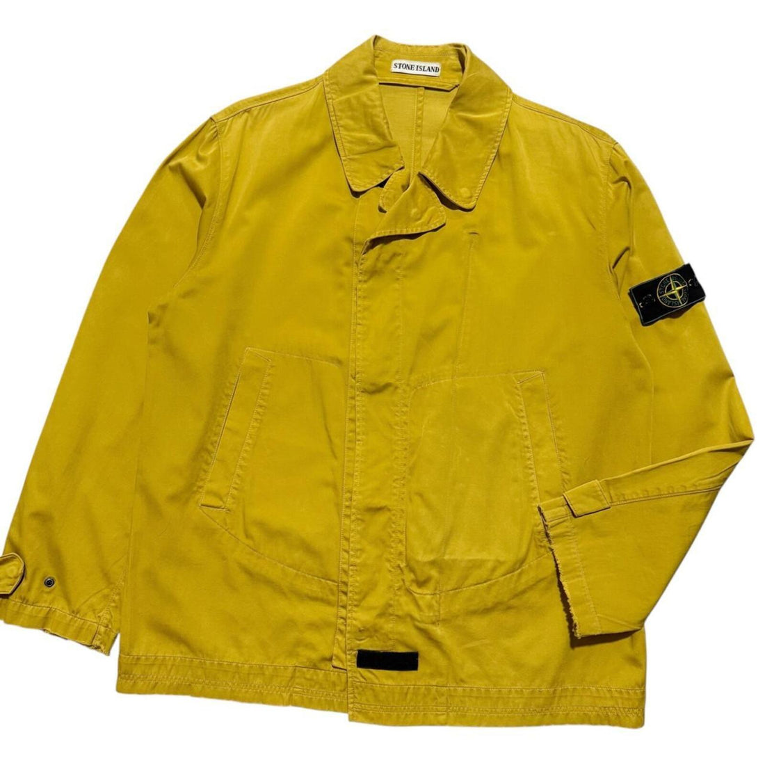 Stone Island S/S 1998 Raso Gommato Yellow
