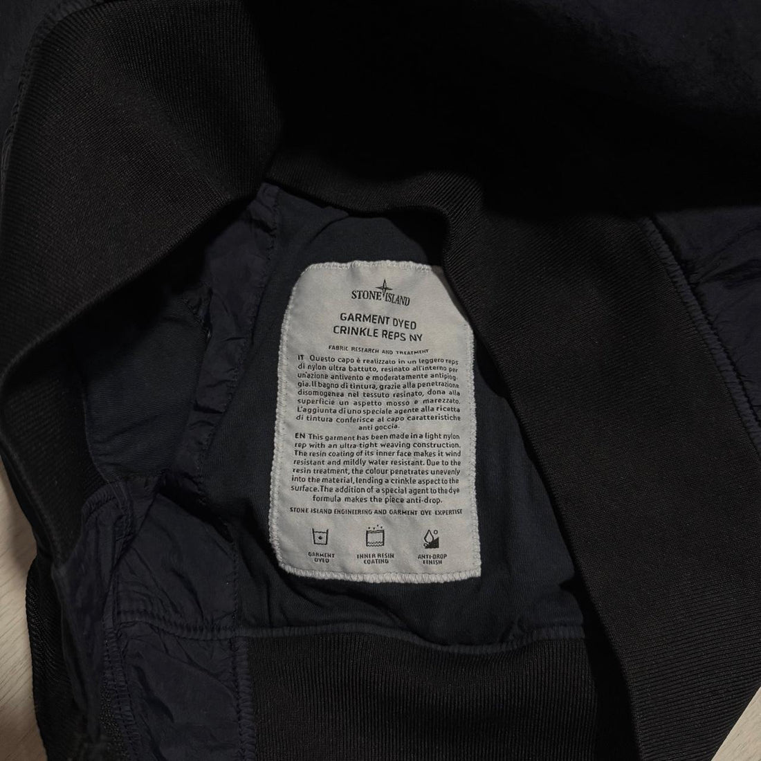 Stone Island Garment Dyed Crinkle Reps Jacket