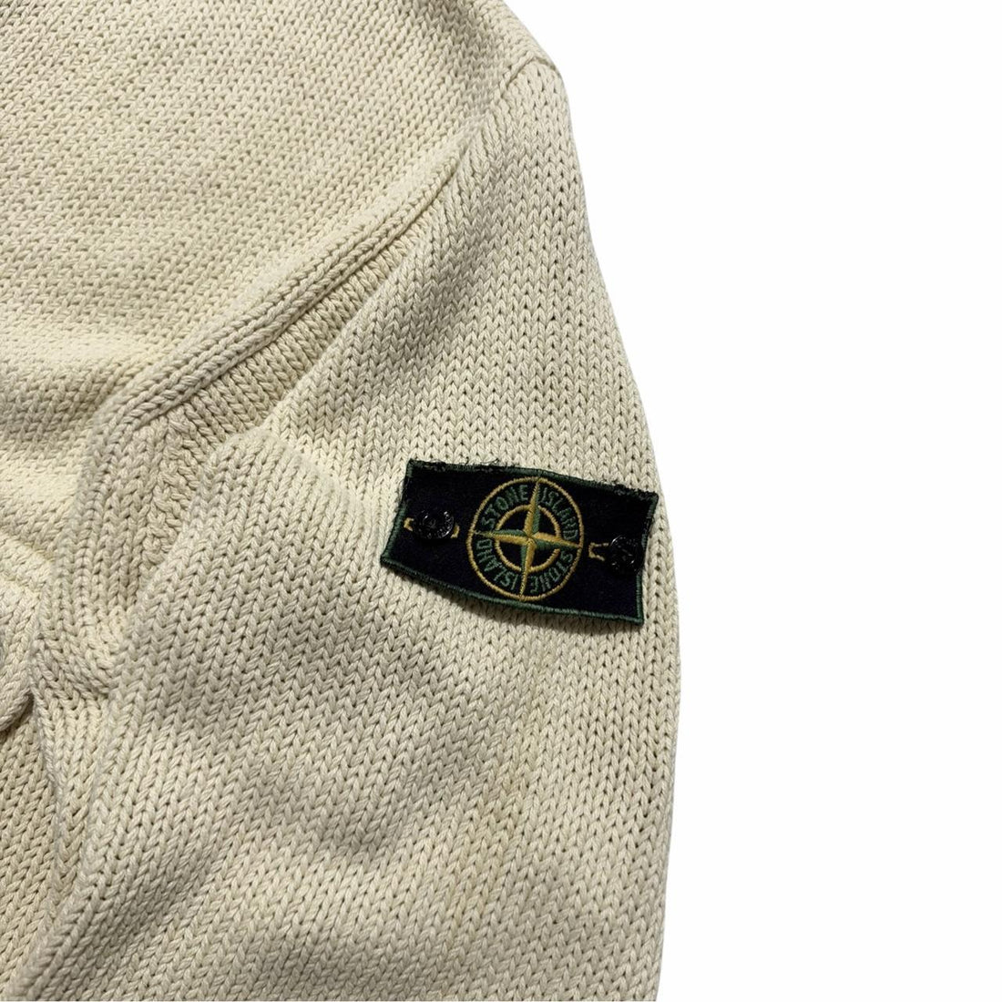 Stone Island Spring/Summer 1998 Heavy Knit Cardigan