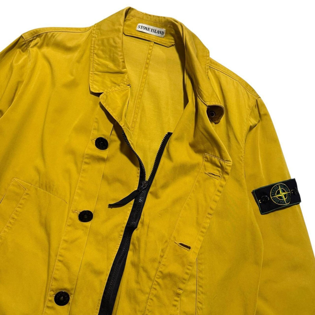 Stone Island S/S 1998 Raso Gommato Yellow