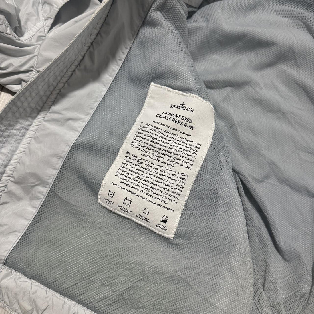 Stone Island Garment Dyed Crinkle Reps Jacket