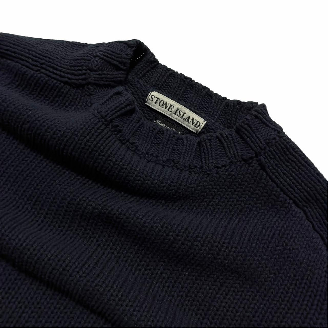 Stone Island 1998 Navy Knit Pullover