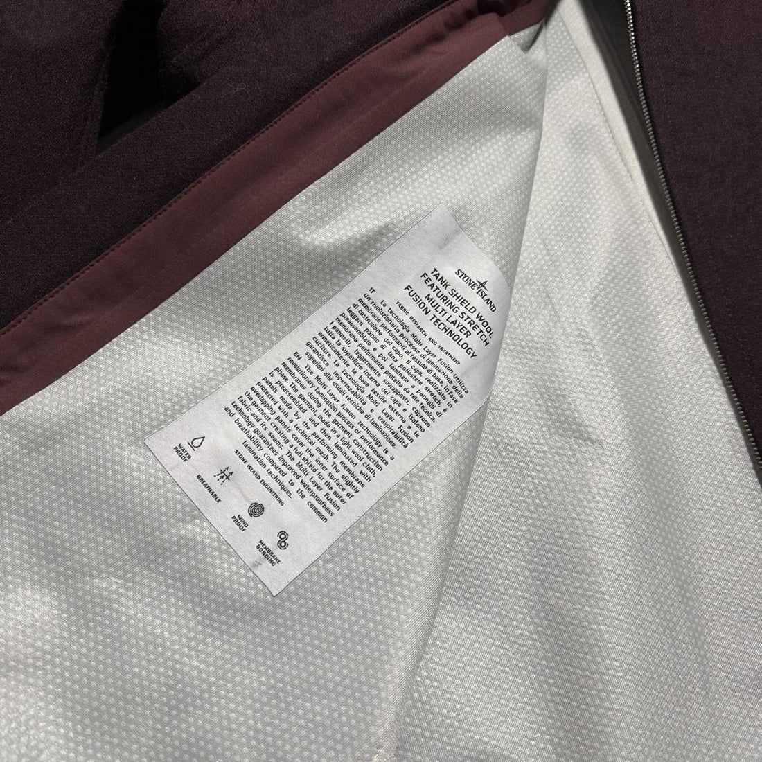 Stone Island Wool Tank Shield Jacket