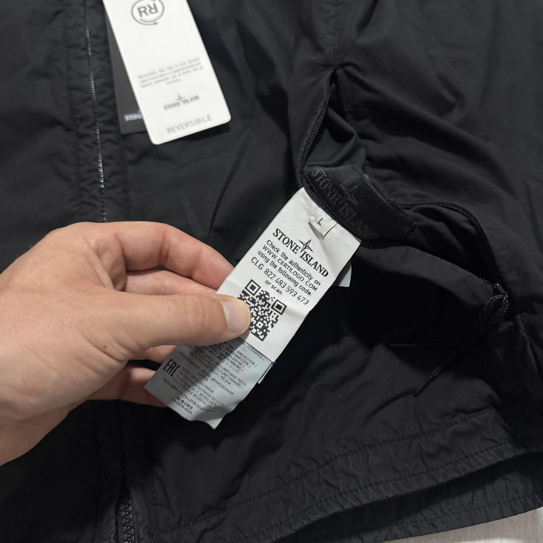 Stone Island Reversible Ghost Nylon Jacket