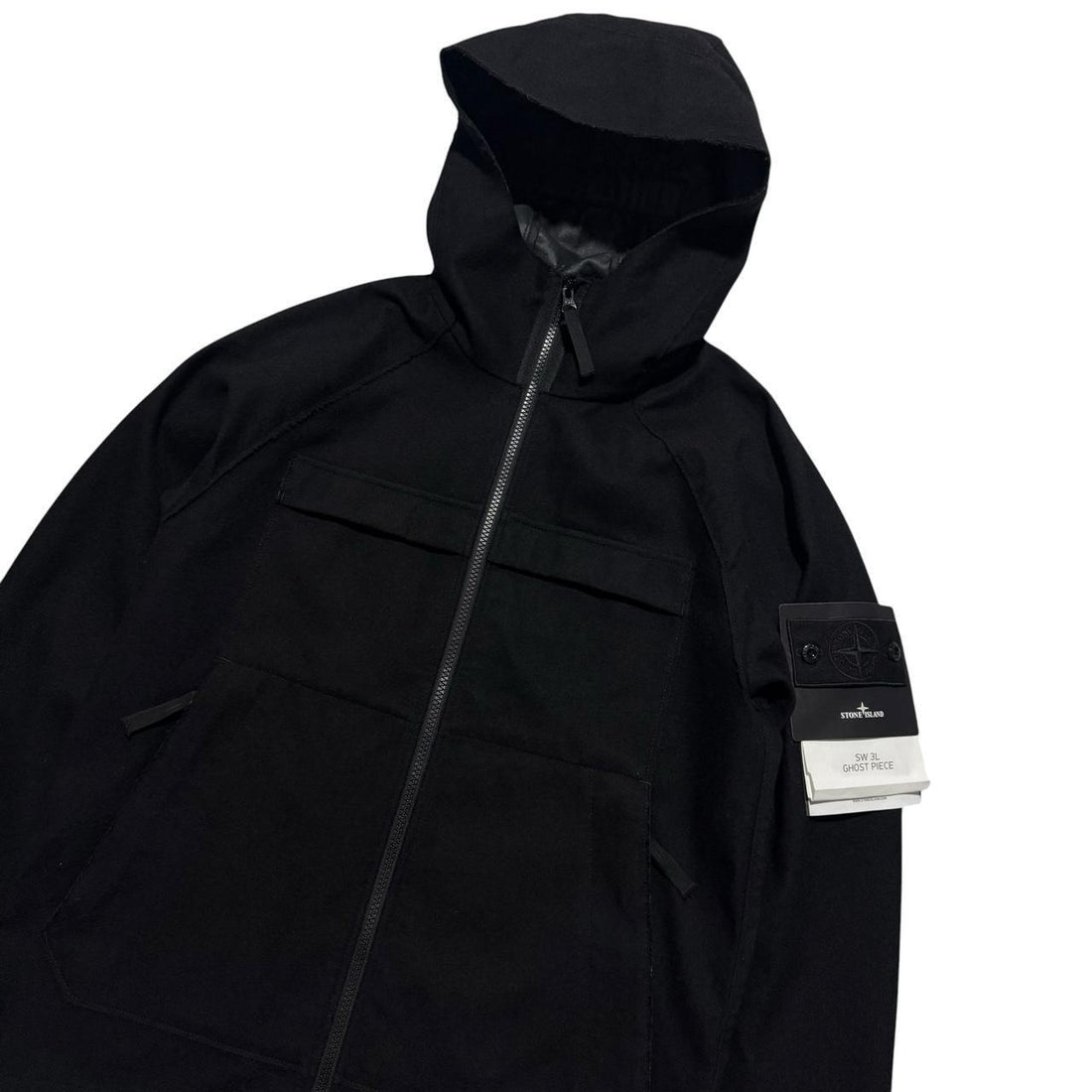 Stone Island Black Ghost Wool SW 3L Jacket