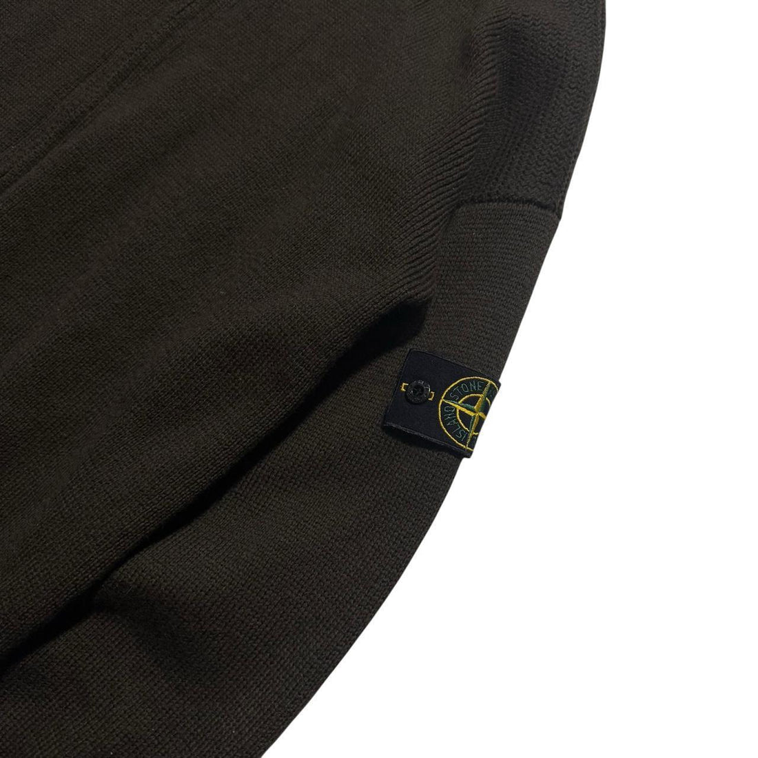 Stone Island 2000's Zip Up Knit