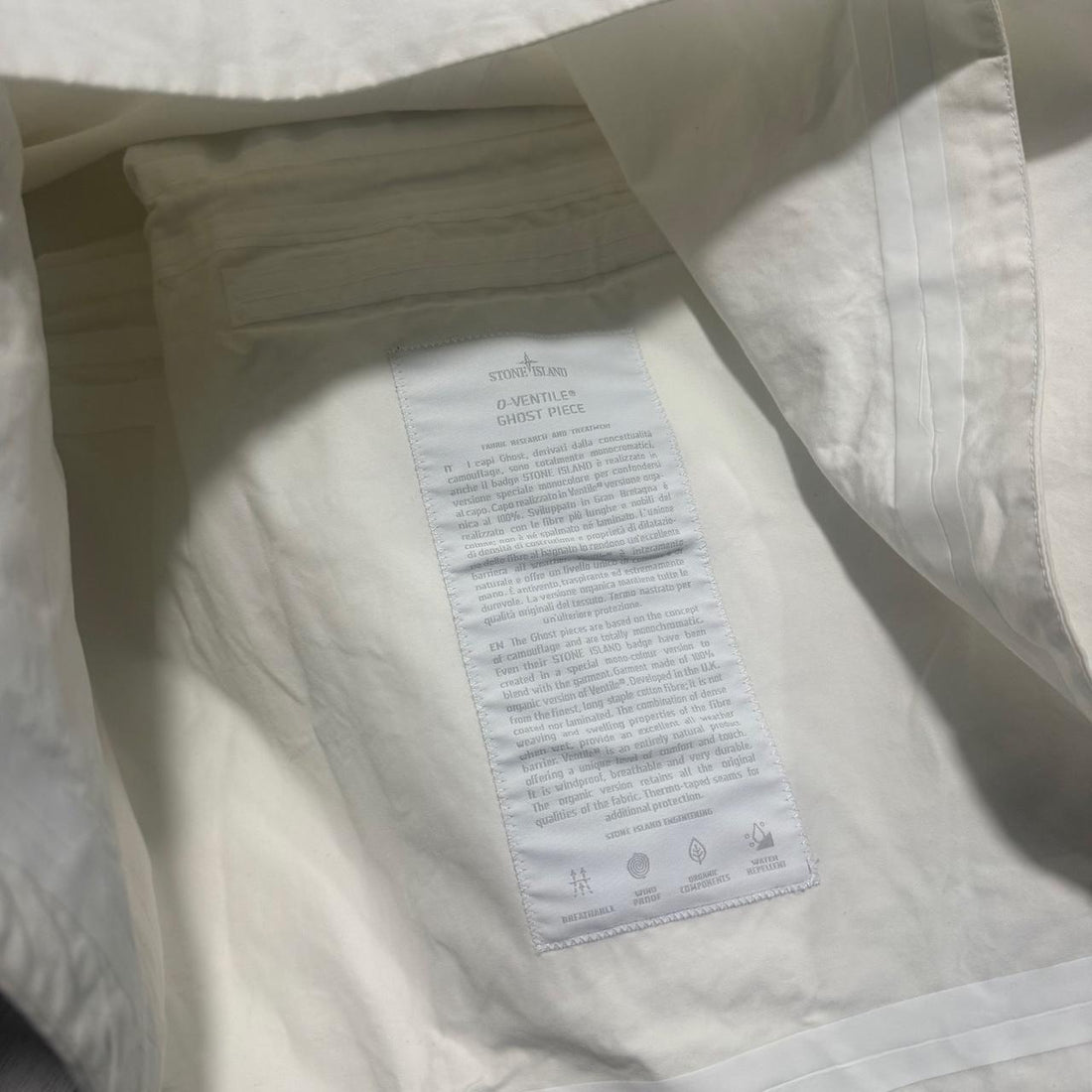 Stone Island Ghost O-Ventile Smock Jacket